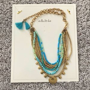 Stella & Dot Isla Disc Statement necklace